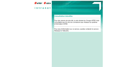 Desktop Screenshot of intranet.aprr.fr